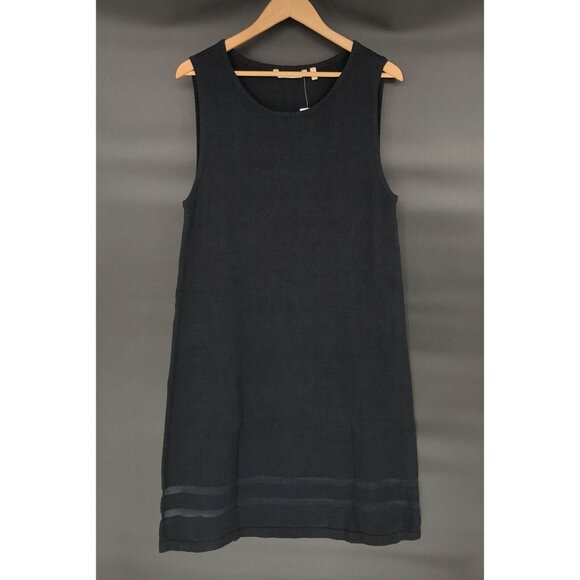 Soft Surroundings Dresses & Skirts - NWT Soft Surroundings Sleeveless Knit Midi Dress Womens L Black Coastal Beach